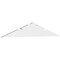 Ekena Millwork Saratoga Architectural Grade PVC Gable Bracket, 72"W x 12"H x 2"D x 6"F, 4/12 Pitch GBP072X12X0206SAR00 - alternate 1
